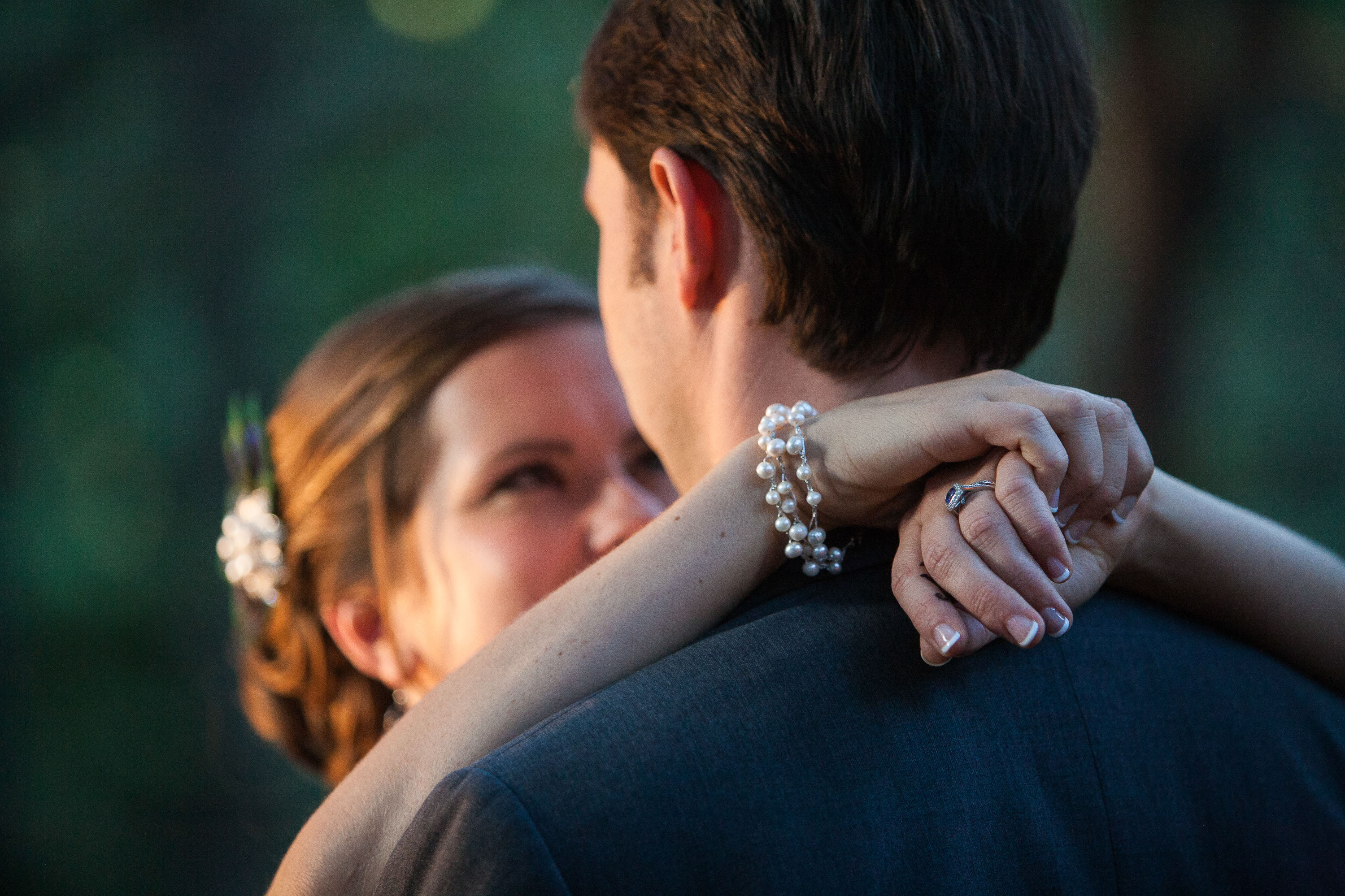 A sun-dappled moment together at Pema Osel Ling in the Santa Cruz mountains
