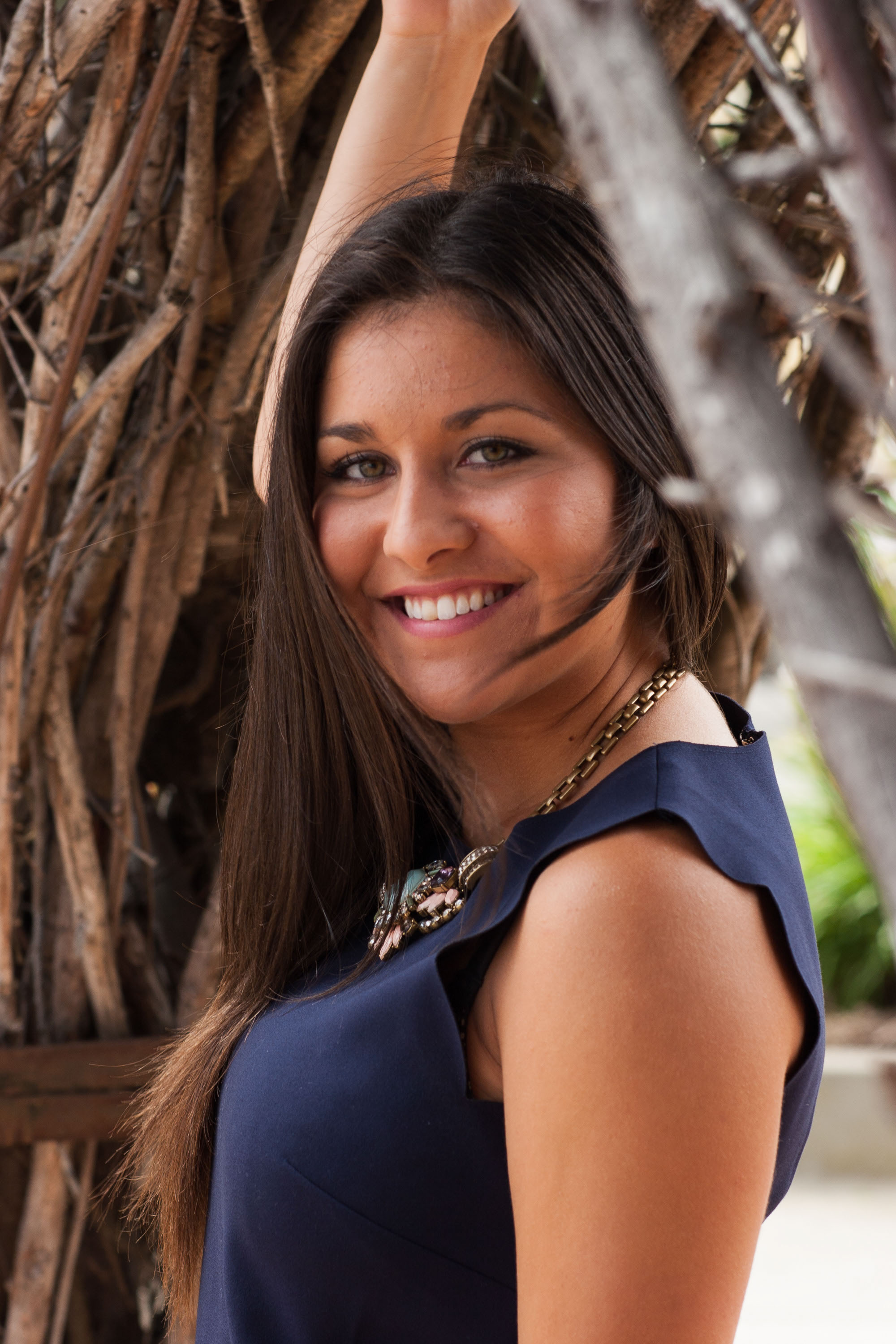 A senior portrait taken on the SF State campus.